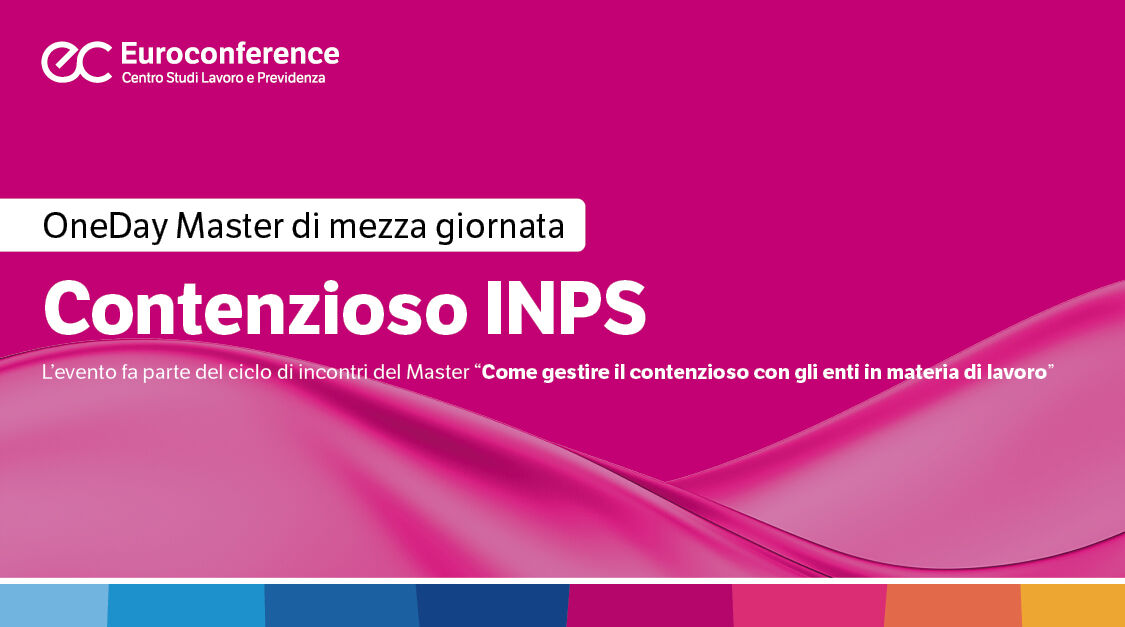 Immagine Contenzioso INPS | Euroconference